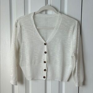 Sweet lightweight buttoned sweater